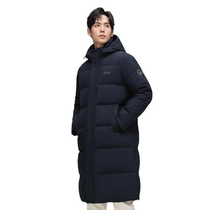 Canada Fashion Winter Jackets for Man Down Parka Coat Man White Goose Down Jacket Hooded Warm Thick Long Puffer Jacket