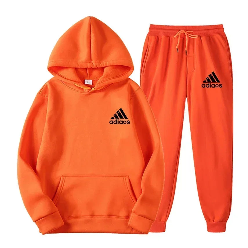 2026 Autumn/Winter hoodie set for men, a fashionable and casual jogging sportswear set