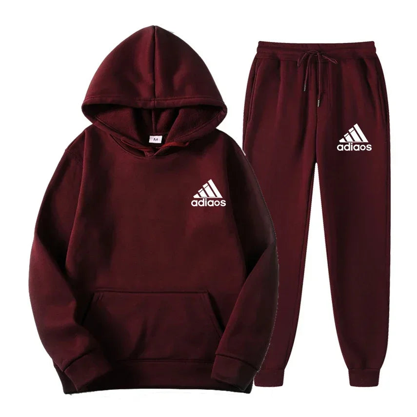 2026 Autumn/Winter hoodie set for men, a fashionable and casual jogging sportswear set