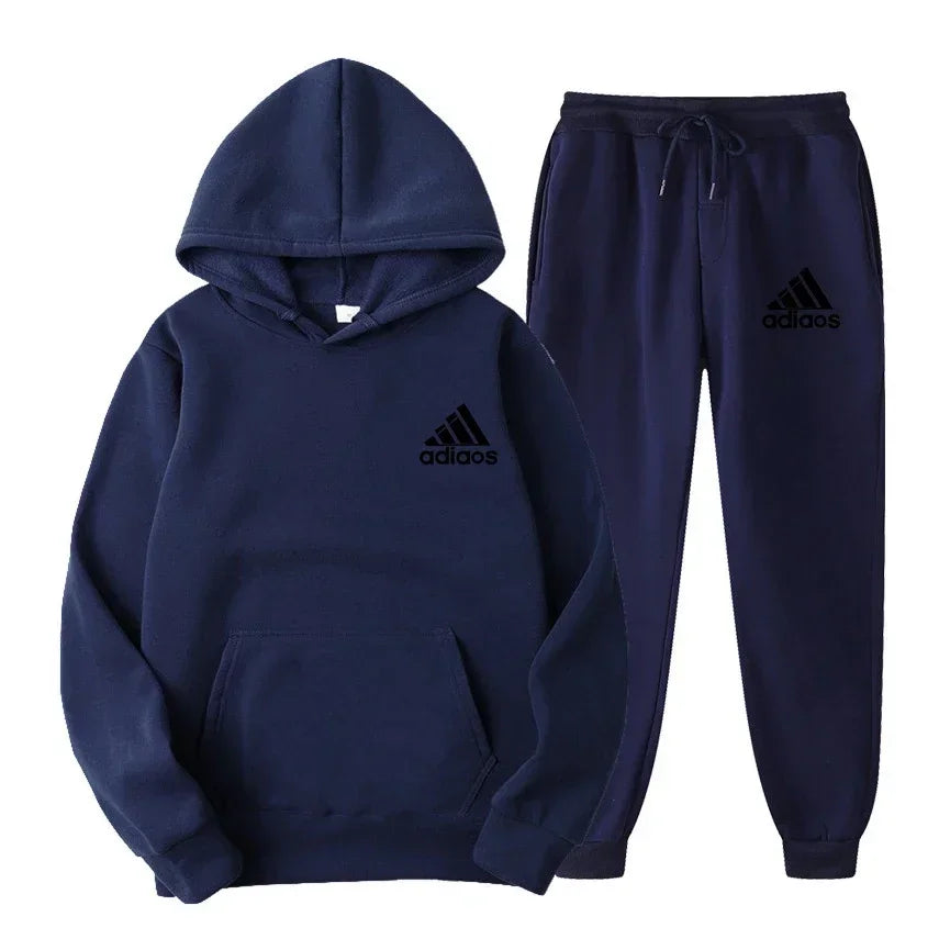 2026 Autumn/Winter hoodie set for men, a fashionable and casual jogging sportswear set