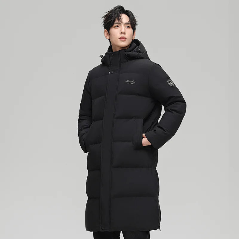 Canada Fashion Winter Jackets for Man Down Parka Coat Man White Goose Down Jacket Hooded Warm Thick Long Puffer Jacket