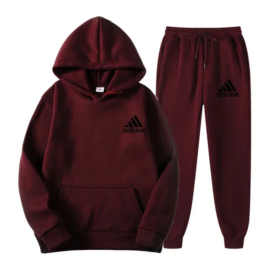 2026 Autumn/Winter hoodie set for men, a fashionable and casual jogging sportswear set