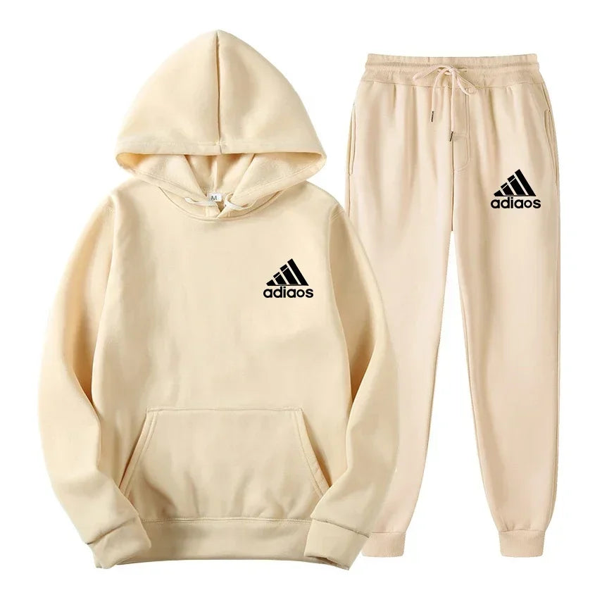 2026 Autumn/Winter hoodie set for men, a fashionable and casual jogging sportswear set