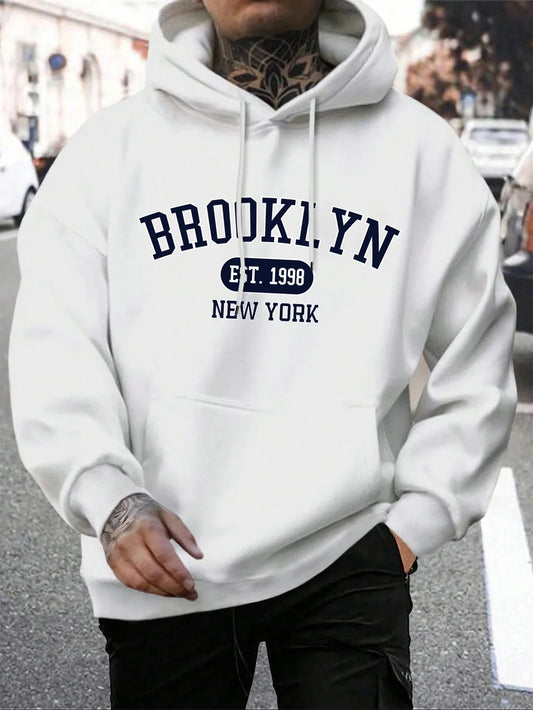 Men Crewneck Fashion Oversized Hoodie